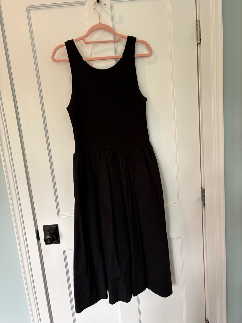 Everyday Black Sleeveless Maxi Dress